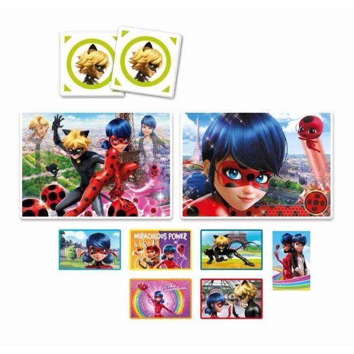 Miraculous - Clementoni Juego de actividades preescolares 4 en 1 - 2 rompecabezas, 6 cubos y una nota - Hecho en Italia 3 Miraculous - Clementoni Juego de actividades preescolares 4 en 1 - 2 rompecabezas, 6 cubos y una nota - Hecho en Italia 3