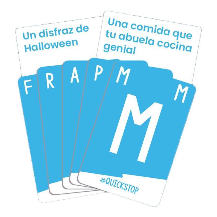 La Caja Quick Stop Family Juego de Mesa - 2-7 Jugadores, Edad 6+, 15 Minutos, 240 Situaciones, Agilidad Mental 1