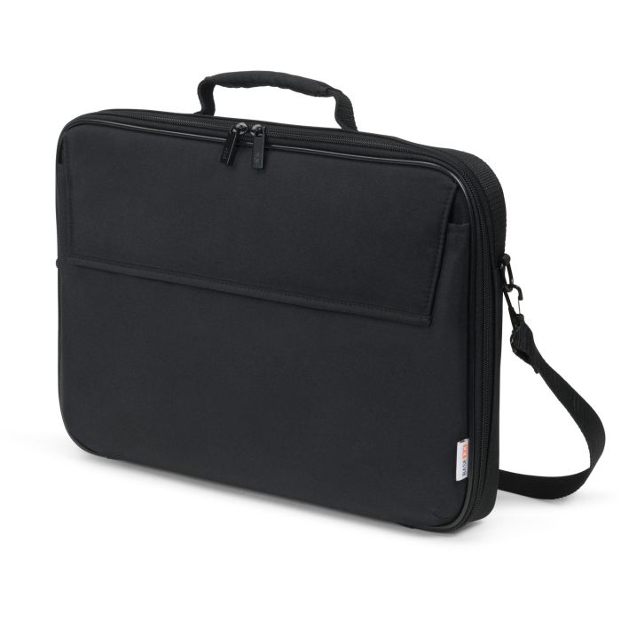 Dicota BASE XX Maletín para Portátiles 13-14.1", Acolchado, Poliéster Negro, con Bolsillo Frontal y Correa Hombro Ajustable