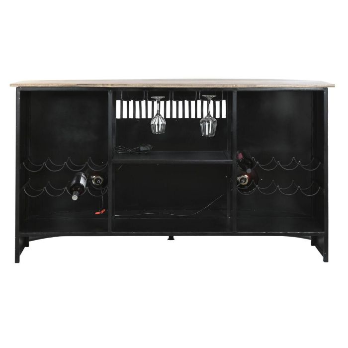 Mueble bar DKD Home Decor Blanco Marrón Negro 157 x 52 x 90 cm BAR 6