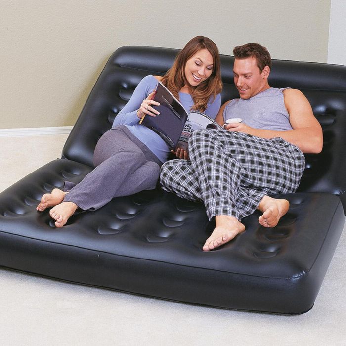 Bestway Sillon Hinchable 5 Posiciones Negro 188x152x64 cm Interior 75054 19 Bestway Sillon Hinchable 5 Posiciones Negro 188x152x64 cm Interior 75054 19