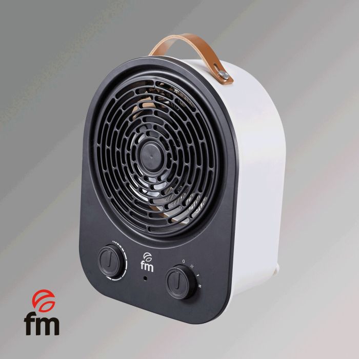 Calefactor Grupo FM TH-22 Blanco Negro 2000 W 1