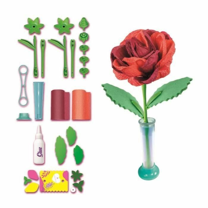 Clementoni CLE8005125188772 Crea tus flores Rosa 3 Clementoni CLE8005125188772 Crea tus flores Rosa 3