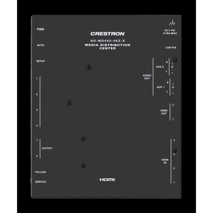 Crestron 4X2 4K60 4:4:4 Hdr Av Switcher (Hd-Md4X2-4Kz-E) 6511307 3