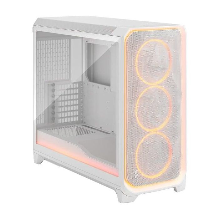 Fractal Design Meshify 3 XL Ambience Pro RGB White TG Clear Caja de PC Torre Grande FD-C-MES3X-05 0 Fractal Design Meshify 3 XL Ambience Pro RGB White TG Clear Caja de PC Torre Grande FD-C-MES3X-05 0