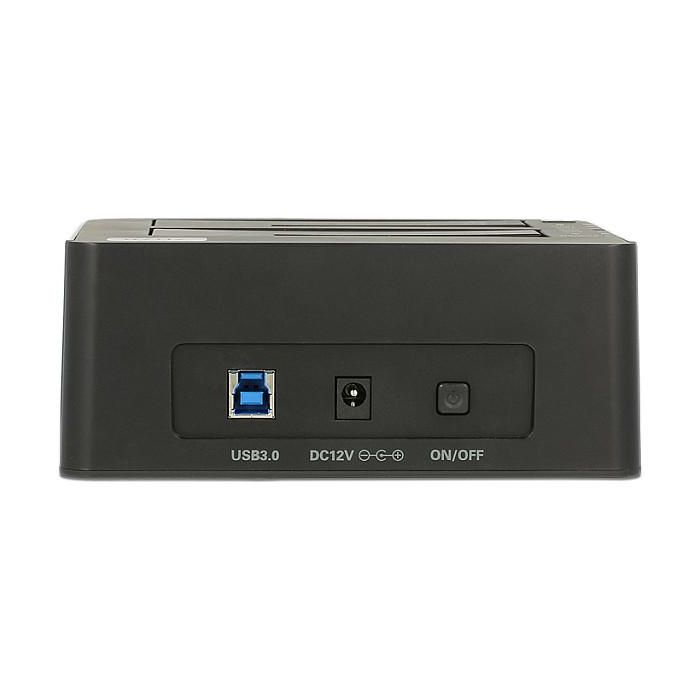 DeLOCK Docking Station 62661 para 2 Unidades de Disco Duro SATA III de 2.5" o 3.5" a USB 3.2 Gen 1 (5 Gbit/s) - Negro 2