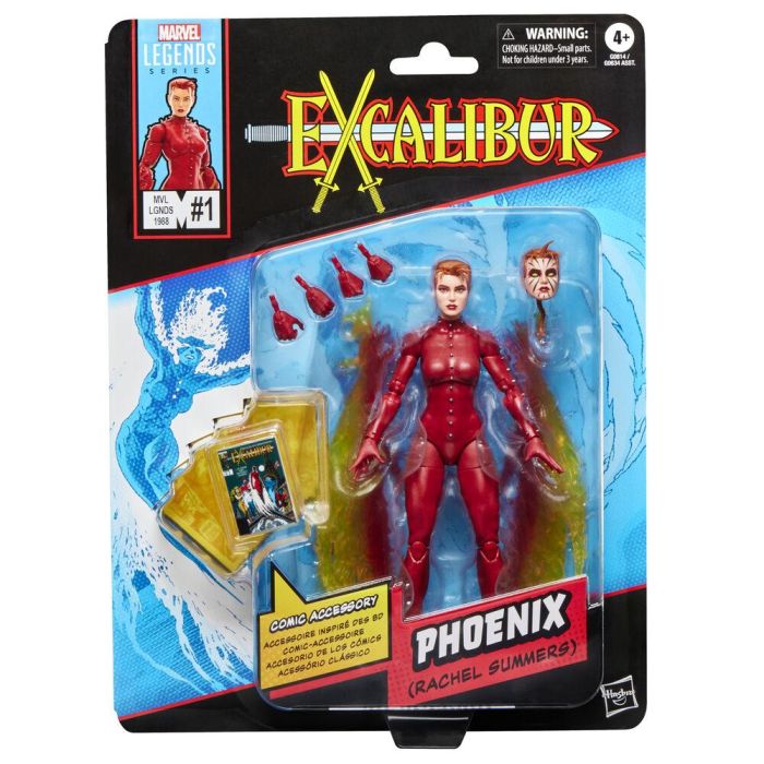 HASBRO Figura Marvel Legends Series Phoenix Rachel Summers Excalibur Articulada 15cm con 8 Accesorios