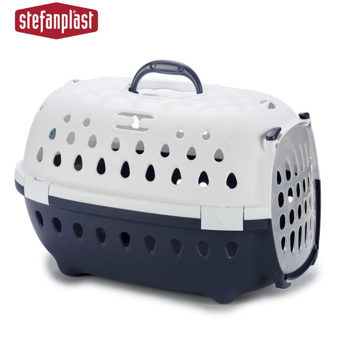 Transportin Plastico Chic Azul Marino Stefanplast 50X34CM (6 Unidades) 1 Transportin Plastico Chic Azul Marino Stefanplast 50X34CM (6 Unidades) 1