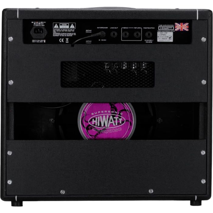 Amplificador Guitarra Combo Hiwatt Tube 1X12" - 20W / 40W 2