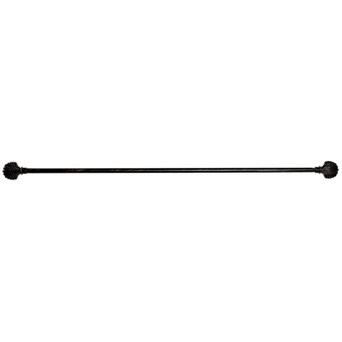 Barra Cortina Basicos DKD Home Decor Negro 16 x 16 x 120 cm (4 Unidades) 1 Barra Cortina Basicos DKD Home Decor Negro 16 x 16 x 120 cm (4 Unidades) 1