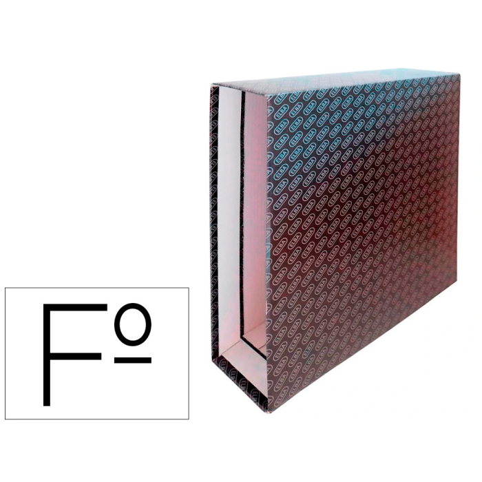 Elba Archivador de Palanca para Folio en Negro, Cartón Forrado, Lomo 85 mm con Anillas de 75 mm y Tarjetero 0 Elba Archivador de Palanca para Folio en Negro, Cartón Forrado, Lomo 85 mm con Anillas de 75 mm y Tarjetero 0