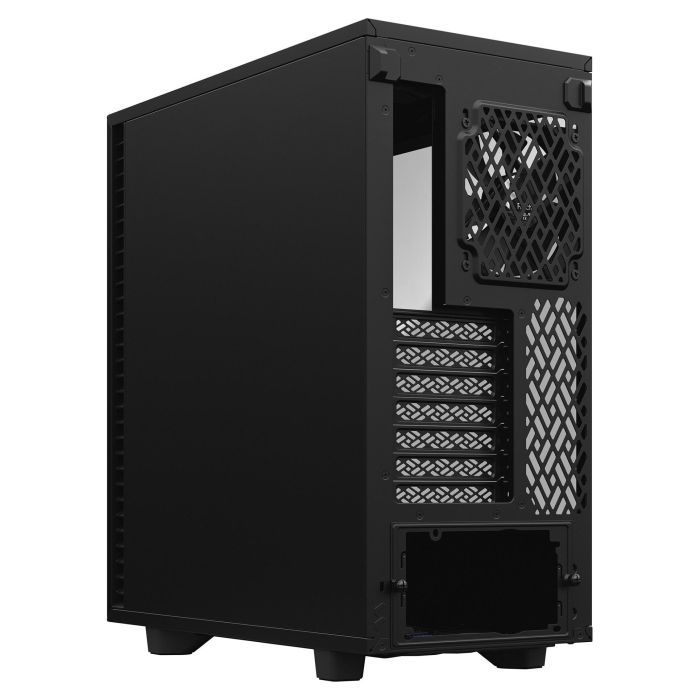 Fractal Design Define 7 Compact Black Midi Tower para PC ATX, Micro-ATX, Micro-ITX, Aluminio y Acero, Hogar/Oficina