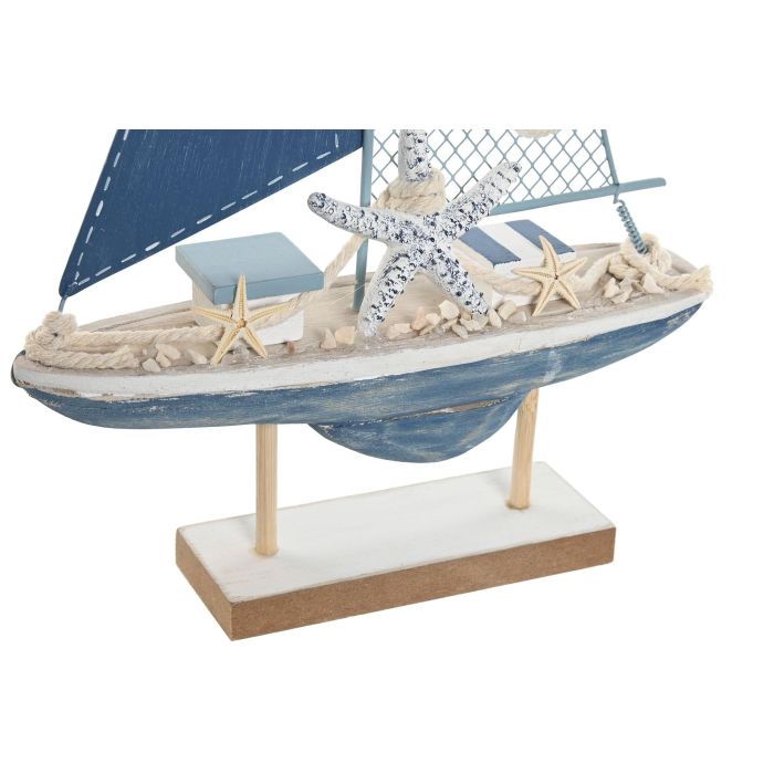 Decoracion Antique DKD Home Decor Azul Blanco 6 x 35.5 x 19.5 cm (4 Unidades) 1 Decoracion Antique DKD Home Decor Azul Blanco 6 x 35.5 x 19.5 cm (4 Unidades) 1
