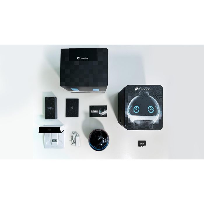 Enabot EBO X Robot 4K con Cámara Gimbal, VSLAM, Alexa, Proyector y Control por Voz para Mascotas y Hogar 8 Enabot EBO X Robot 4K con Cámara Gimbal, VSLAM, Alexa, Proyector y Control por Voz para Mascotas y Hogar 8