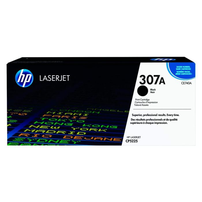 Toner Hp Color Laserjet Cp5225 Cp5225N Cp5225D -Ce740A- Negro 7.000 Pags 1