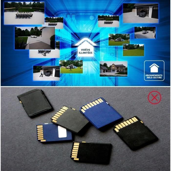 Pack de 3 cámaras - ARLO - Pro 5 - Exterior - Batería - Visión nocturna 4