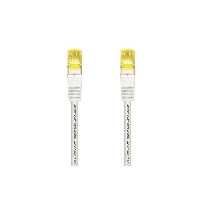 AISENS - CABLE DE RED LATIGUILLO RJ45 LSZH CAT.7 600 MHZ S/FTP PIMF AWG26, BLANCO, 1.0M 2 AISENS - CABLE DE RED LATIGUILLO RJ45 LSZH CAT.7 600 MHZ S/FTP PIMF AWG26, BLANCO, 1.0M 2