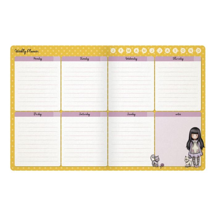 Agenda Gorjuss Fireworks (11.5 x 14.5 x 2 cm) 5 Agenda Gorjuss Fireworks (11.5 x 14.5 x 2 cm) 5