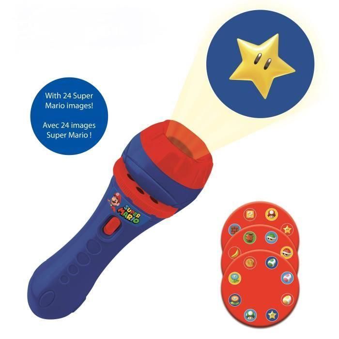 Lexibook Proyector Linterna 2 en 1 SUPER MARIO Story para Niños, Proyecciones Secuenciales de Cuentos, Luz Suave Lexibook Proyector Linterna 2 en 1 SUPER MARIO Story para Niños, Proyecciones Secuenciales de Cuentos, Luz Suave