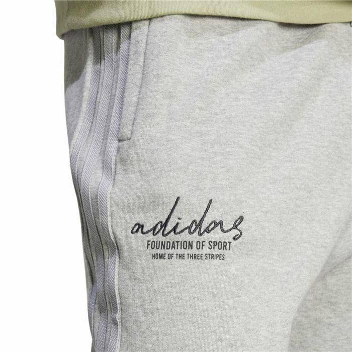 Pantalón Largo Deportivo Adidas Brand Love French Terry Gris Hombre 1