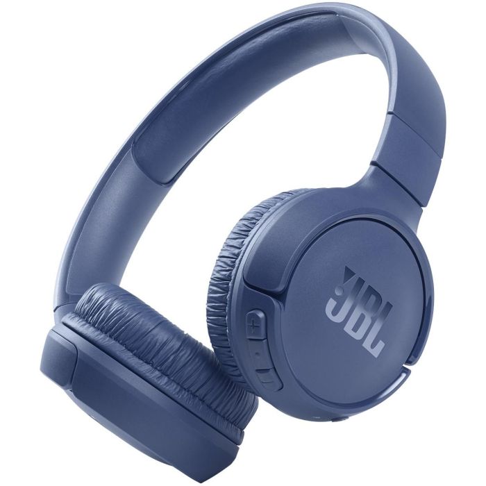 JBL Tune 510BT JBLT510BTBLU Auriculares Inalámbricos Bluetooth 5.0 con Micrófono, Plegables, Pure Bass, 40h Batería, Azules