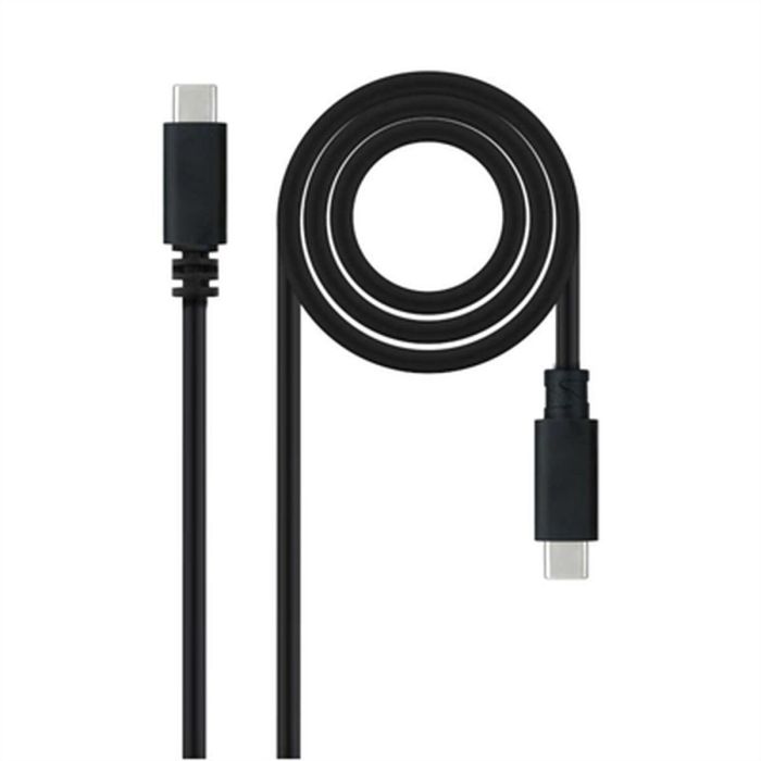 Cable USB-C NANOCABLE 10.01.2301-L150 Negro 1,5 m 0 Cable USB-C NANOCABLE 10.01.2301-L150 Negro 1,5 m 0