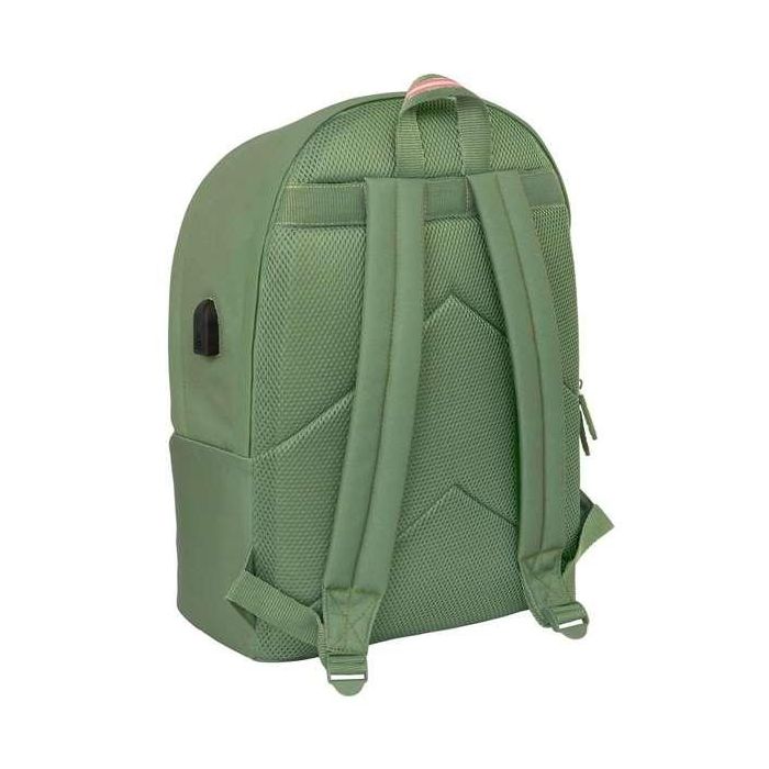Mochila para Portátil El Ganso +usb el ganso basics Verde 31 x 44 x 18 cm 3