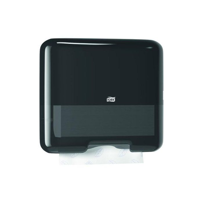 Toallero Tork Mini Para Toalla Plegada En V Plastico Negro