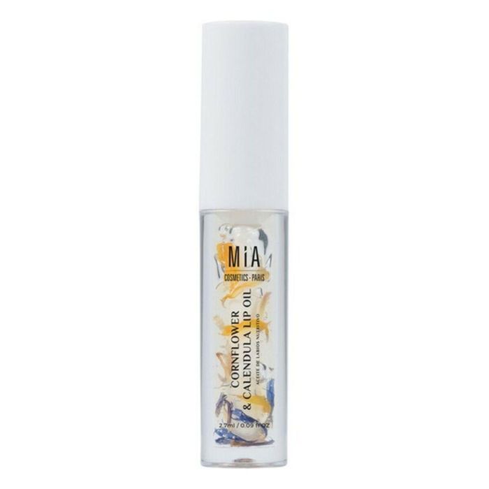 Mia Cosmetics Paris Aceite Labial Cornflower & Calendula 2.7ml | Hidratante y Protector con Activo Stop-Aging Clotholine para Labios Mia Cosmetics Paris Aceite Labial Cornflower & Calendula 2.7ml | Hidratante y Protector con Activo Stop-Aging Clotholine para Labios