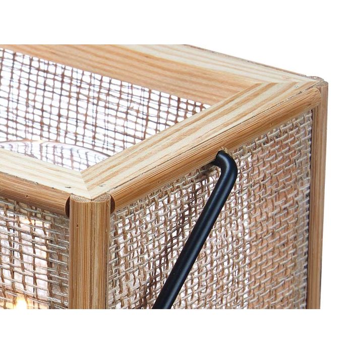 Portavelas Dos Lamparas Rattan Giftdecor 25X23CM (6 Unidades) 3 Portavelas Dos Lamparas Rattan Giftdecor 25X23CM (6 Unidades) 3