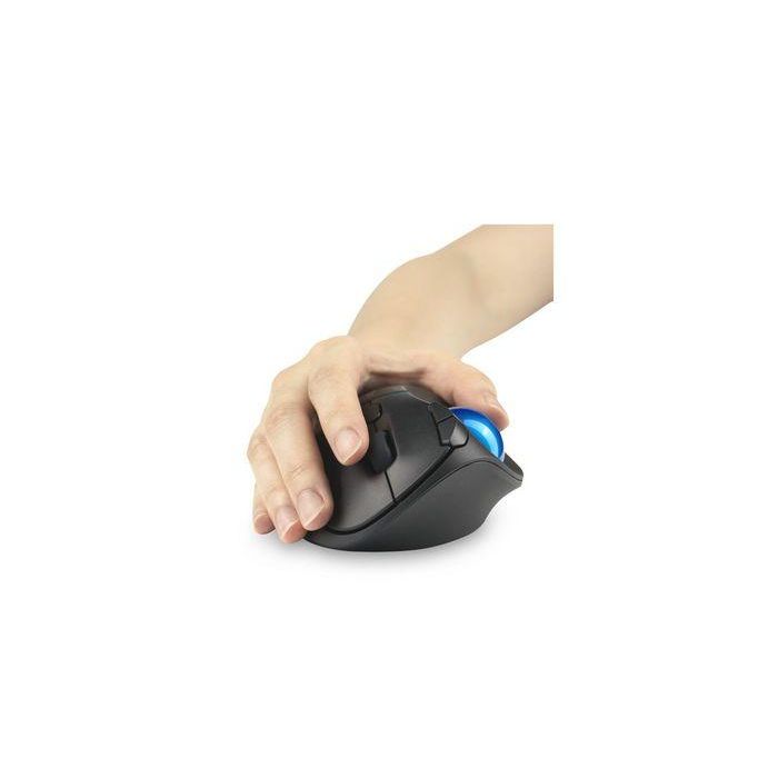 Raton Kensington Optico Trackball Tb450 Pro Fit Ergo 1600 Dpi Inalambrico Color Negro-Azul 7 Raton Kensington Optico Trackball Tb450 Pro Fit Ergo 1600 Dpi Inalambrico Color Negro-Azul 7