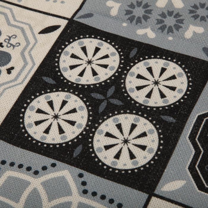 Camino De Mesa Black Mosaic Versa 44X0CM (2 Unidades) 1 Camino De Mesa Black Mosaic Versa 44X0CM (2 Unidades) 1
