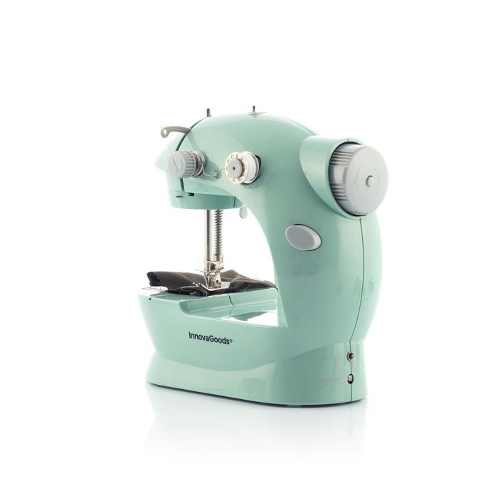 Innovagoods Mini Máquina de Coser Portátil V0103326 con LED, Cortahílos y Accesorios, 2 Velocidades, Doble Puntada, Fácil de Usar y Transportar 1 Innovagoods Mini Máquina de Coser Portátil V0103326 con LED, Cortahílos y Accesorios, 2 Velocidades, Doble Puntada, Fácil de Usar y Transportar 1