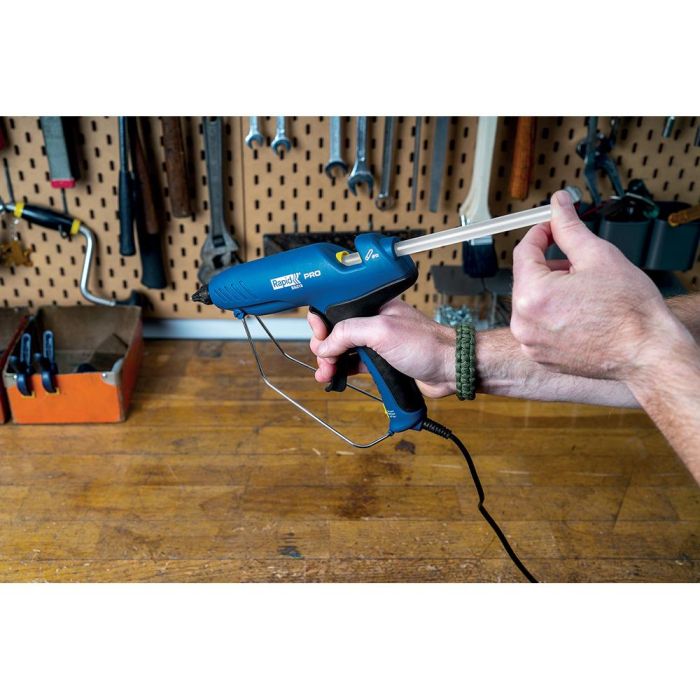 Rapid EG313 5001490 Pistola de Cola Profesional 100W p/ Barras Ø12mm - Calentamiento 3 Min, Prod. 900g/h, Temp. 195°C Auto-regulada 6 Rapid EG313 5001490 Pistola de Cola Profesional 100W p/ Barras Ø12mm - Calentamiento 3 Min, Prod. 900g/h, Temp. 195°C Auto-regulada 6