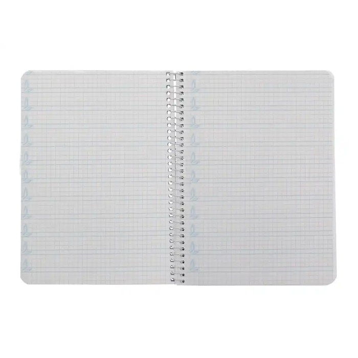 Liderpapel Cuaderno Espiral A5 Tapa Dura 80 Hojas Cuadro Pautado 4mm Rojo 5