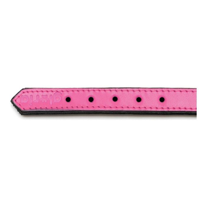 Gloria Collar Piel Acolchado Fuxia 40 cm x 20 mm Máxima Comodidad Suave Triple Capa