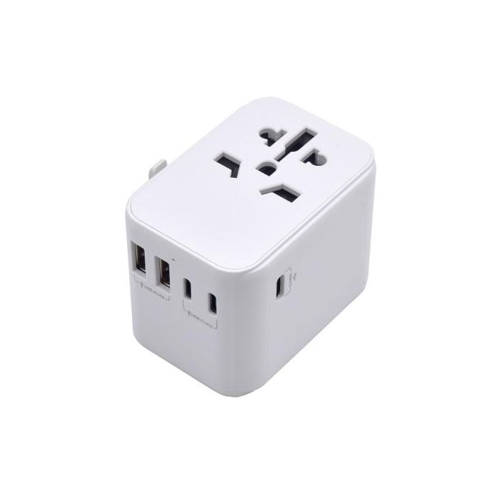 Ewent Enchufe Universal EW1470 con 2 Puertos USB y 3 Tipo-C, Compatible con EU/USA/UK/AUS 0 Ewent Enchufe Universal EW1470 con 2 Puertos USB y 3 Tipo-C, Compatible con EU/USA/UK/AUS 0