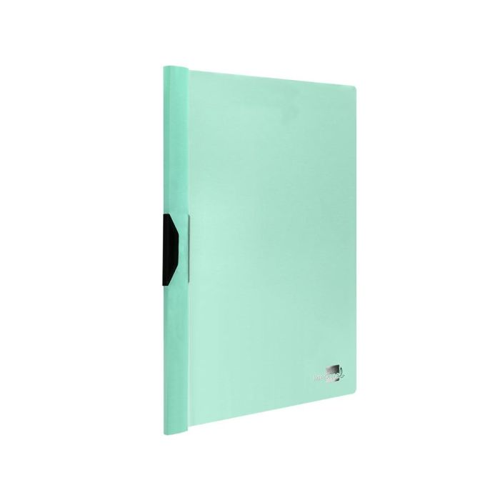 Carpeta Liderpapel Dossier Pinza Lateral Polipropileno Din A4 Verde Manzana Opaco 30 Hojas Pinza Deslizante 3