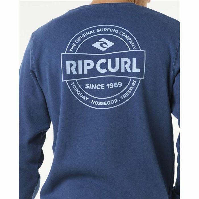 Sudadera sin Capucha Hombre Rip Curl Stapler Crew Azul