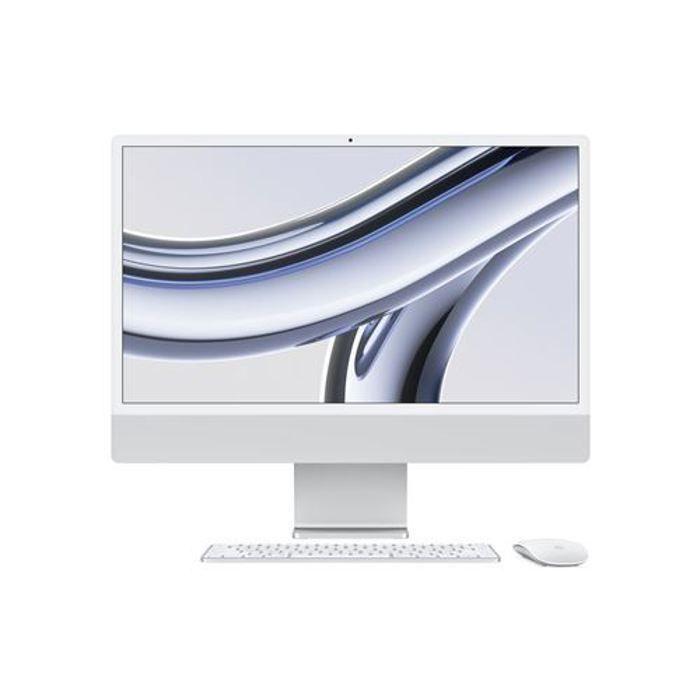 Apple - 24 - iMac Retina 4.5K (2023) - Chip Apple M3 - 8GB RAM - 256GB de almacenamiento - GPU de 10 núcleos - Plata