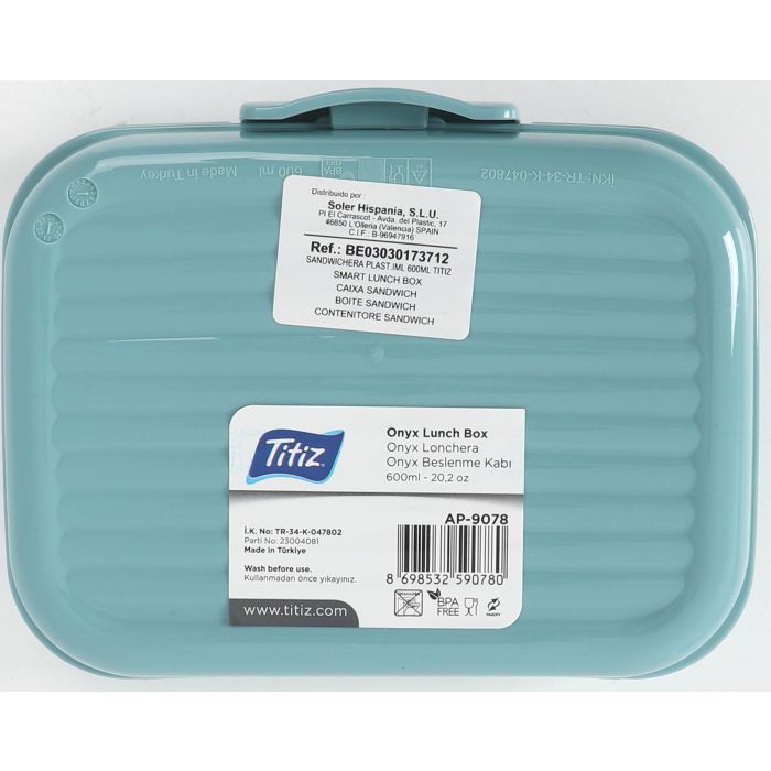 Sandwichera plástico IML 600 ml Titiz (24 Unidades) 4