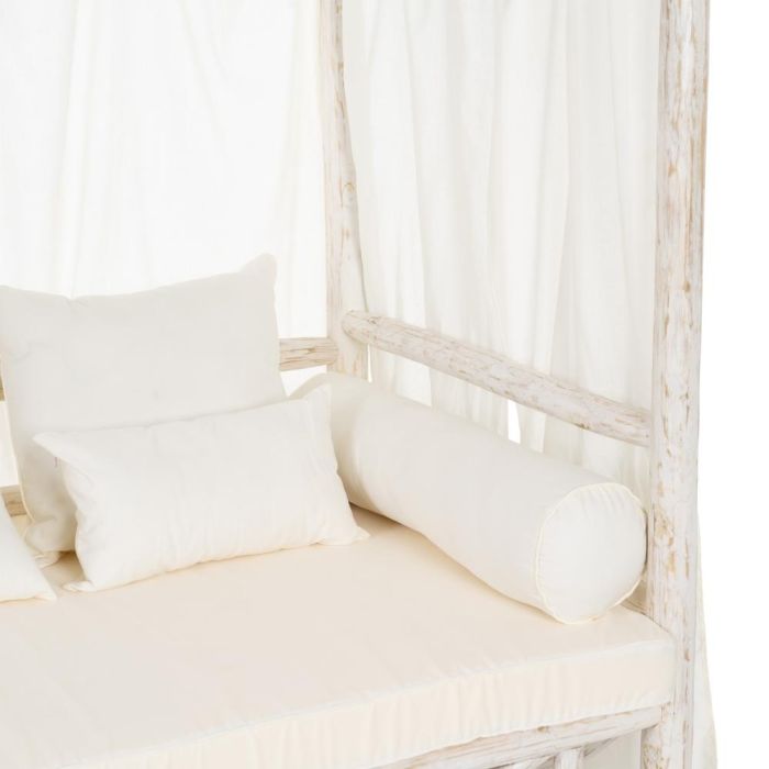 Cama Balinesa Blanco Rozado 200 X 150 X 200 cm