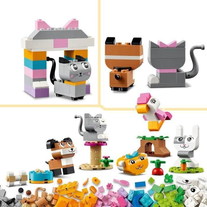 LEGO 11034 Classic Creative Pets, Set de Juguetes de Construcción para Niños con Modelos de Animales: Perro, Gato, Conejo, Hámster y Pájaro 2 LEGO 11034 Classic Creative Pets, Set de Juguetes de Construcción para Niños con Modelos de Animales: Perro, Gato, Conejo, Hámster y Pájaro 2