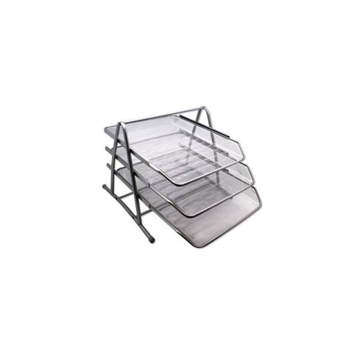 Bismark Bandeja De Rejilla Triple 35x30x24.5 cm Cromado Bismark Bandeja De Rejilla Triple 35x30x24.5 cm Cromado