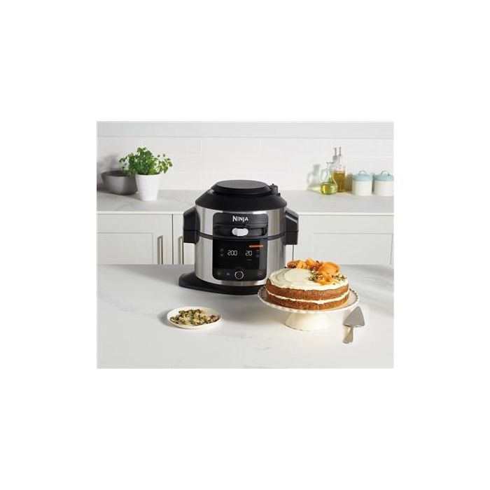Ninja OL550EU Olla Eléctrica Multifunción SmartLid 11 en 1 Foodi, 6L, Cocina a Presión, Freidora de Aire, Vapor, Horneado 18