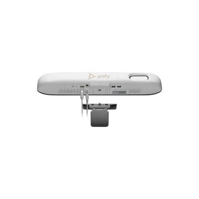 Poly Studio R30 Barra de Vídeo Personal 4K UHD, Certificada para Zoom y Microsoft Teams, Color Arena 3