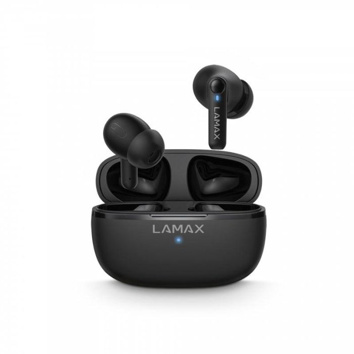 Lamax Clips1 Play Auriculares In-Ear Bluetooth 5.3 negros con 35 horas de batería