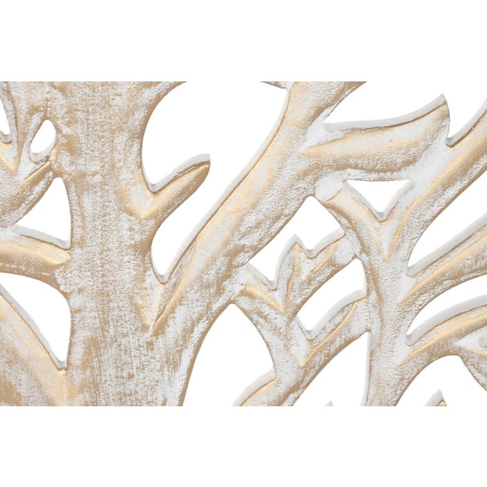 DKD Home Decor Decoración Pared Tradicional Blanco Beige 3.5 x 122 x 60.5 cm 2