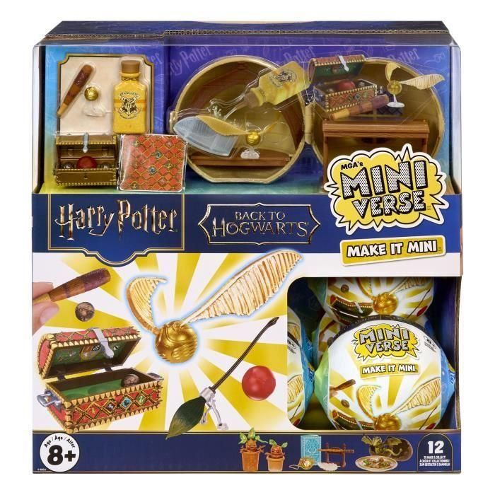 Miniverse MINIVBOXHP2 - Harry Potter Back to Hogwarts - Caja completa con 15 bolas - Juego de ocio creativo - A partir de 8 años