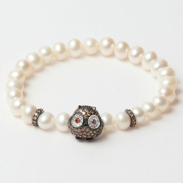 Pulsera Mujer Lancaster JLA-BR-OWL-4-WH 16 mm Pulsera Mujer Lancaster JLA-BR-OWL-4-WH 16 mm
